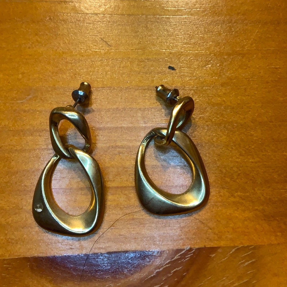 Golf dangly vintage earrings